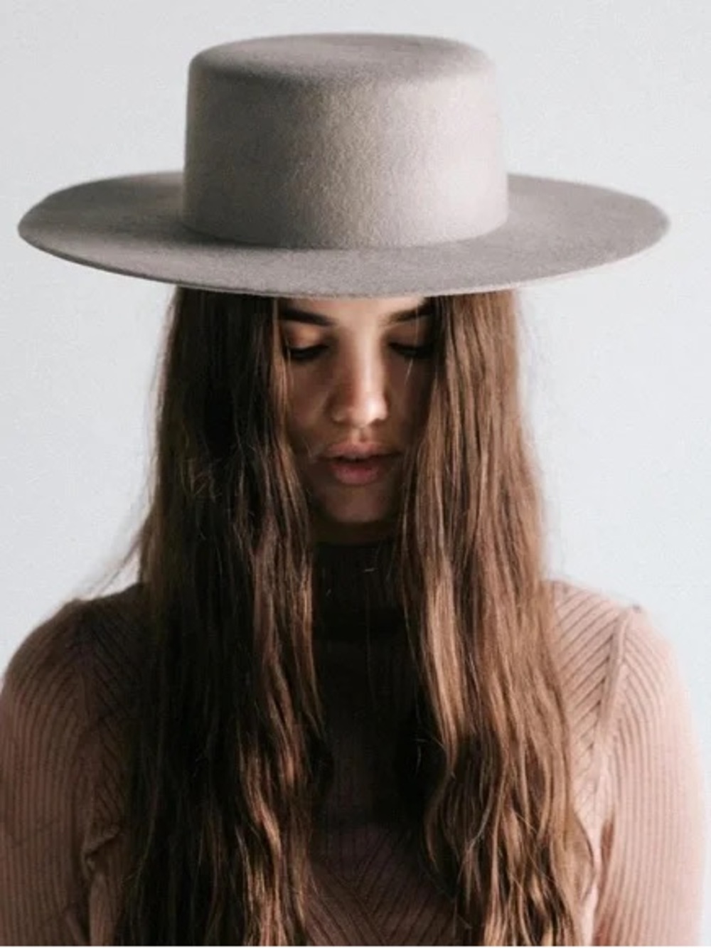 Gigi Pip Boater Hat, Size M/L
